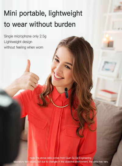 KR15 portable 360 pickup voice IP Type-c 2 in 1 transmit port 2 wireless MEMS Microphone