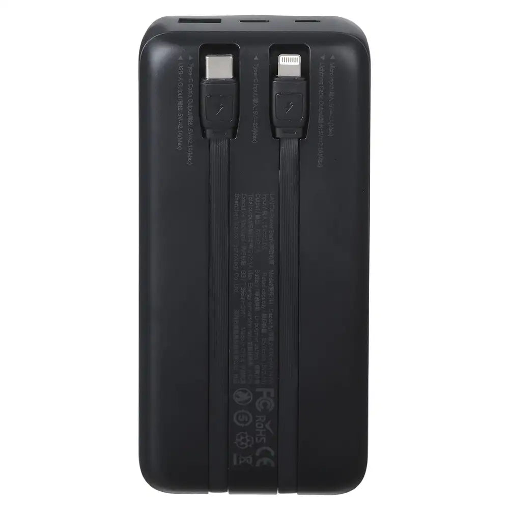 Lanex N4 Power Bank, 20000 mAh - Black