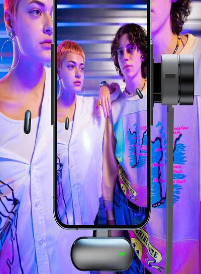 YESIDO KR16 2 in 1 8 Pin Wireless Microphone with Charging Box