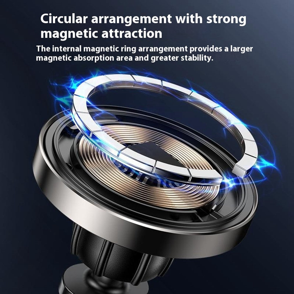 Yesido DS30 2-in-1 Wireless and Magnetic Car Charger, 15W Qi 2.0 Certified, Phone Holder for Desk and Car