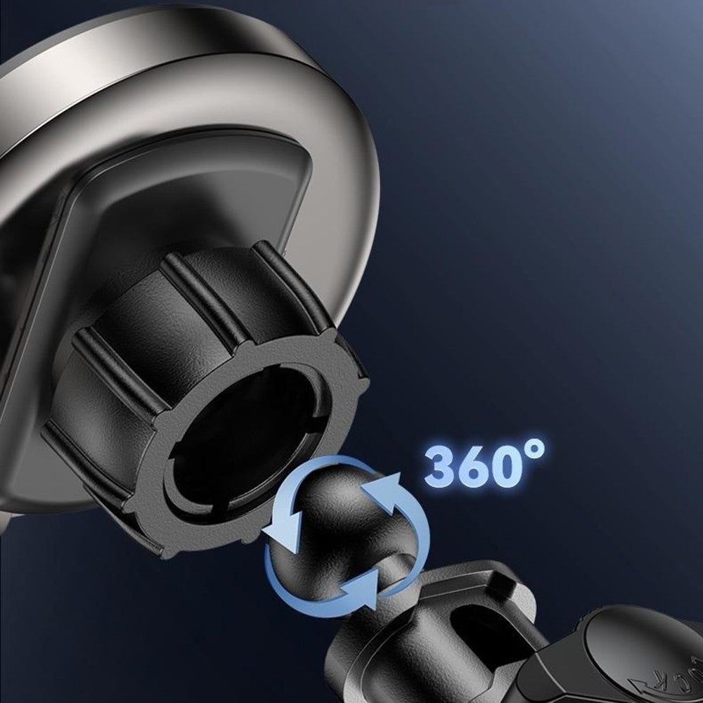 Yesido DS30 2-in-1 Wireless and Magnetic Car Charger, 15W Qi 2.0 Certified, Phone Holder for Desk and Car