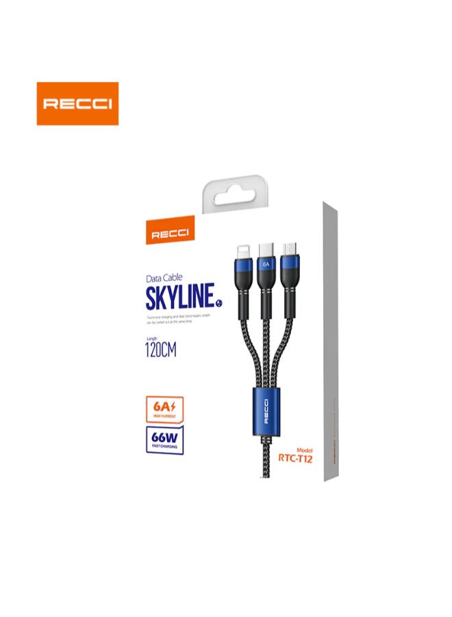 Recci SkyLine 3 in 1 Cable RTC-T12