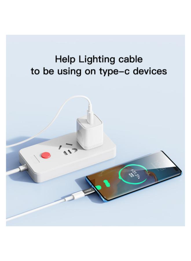 Yesido GS22 Aluminum Alloy Fast Data Transfer Type-C to Lightning OTG Adapter For iPhone iOS