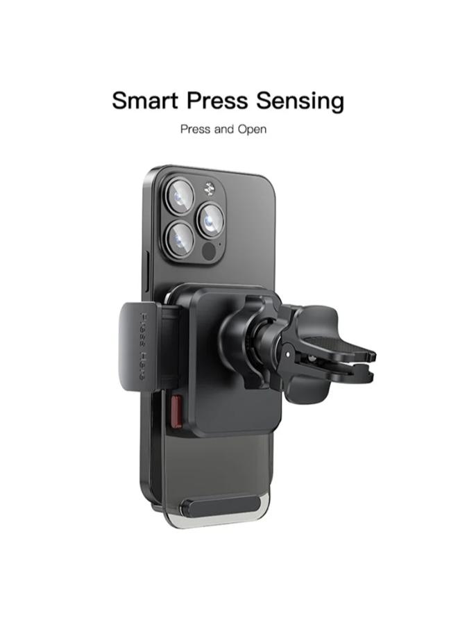 YESIDO C163 Air Outlet Transparent Panel Car Bracket Mobile Phone Holder Stand