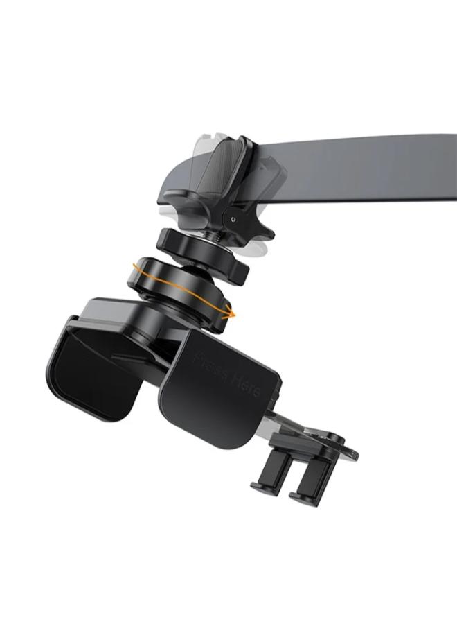 YESIDO C163 Air Outlet Transparent Panel Car Bracket Mobile Phone Holder Stand