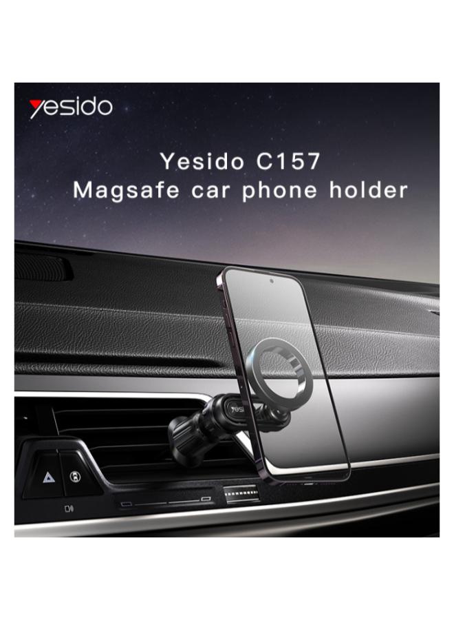 حامل هاتف سيارة مغناطيسي بفتحة تهوية C157 بتصميم ماج سيف خاص، 20 قطعة، مناسب لأجهزة iPhone 12 و13 و14