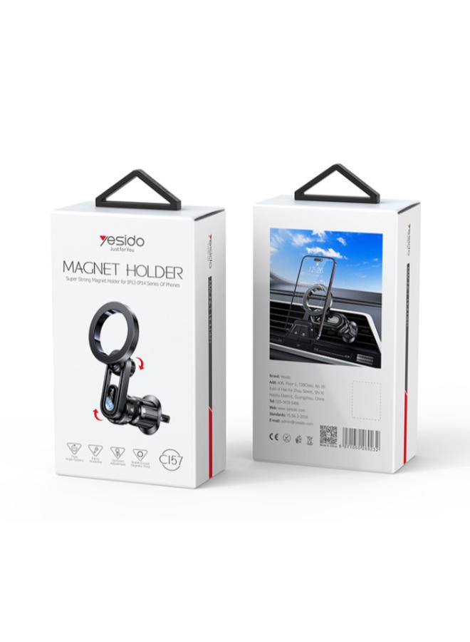 حامل هاتف سيارة مغناطيسي بفتحة تهوية C157 بتصميم ماج سيف خاص، 20 قطعة، مناسب لأجهزة iPhone 12 و13 و14