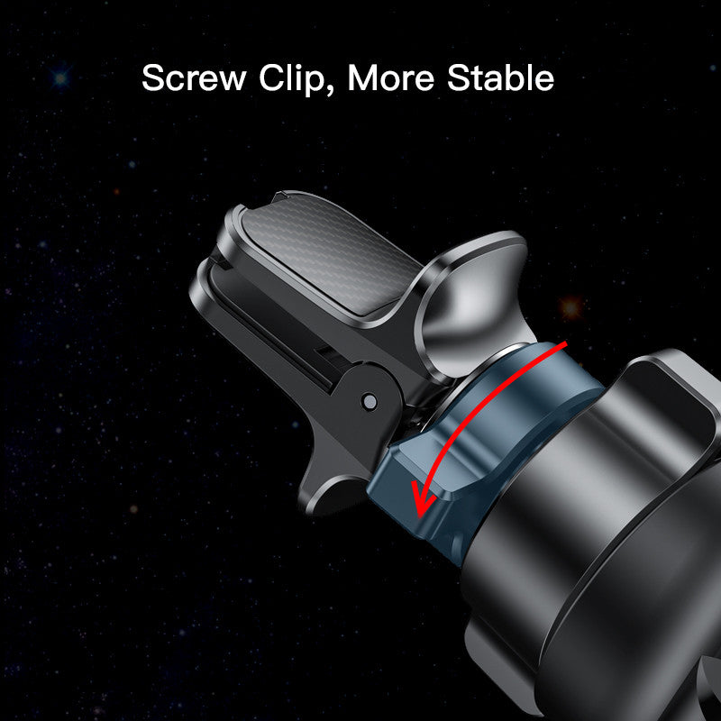 C186 Suction Cup Air vent Phone Holder | 15W Wireless Memoried Clip Charging holder