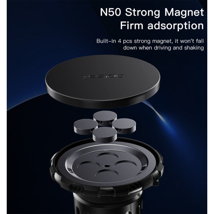 C153 360 Degree Rotation Car Dashboard Mount Stand Magnet Cell Phone Holder For Car