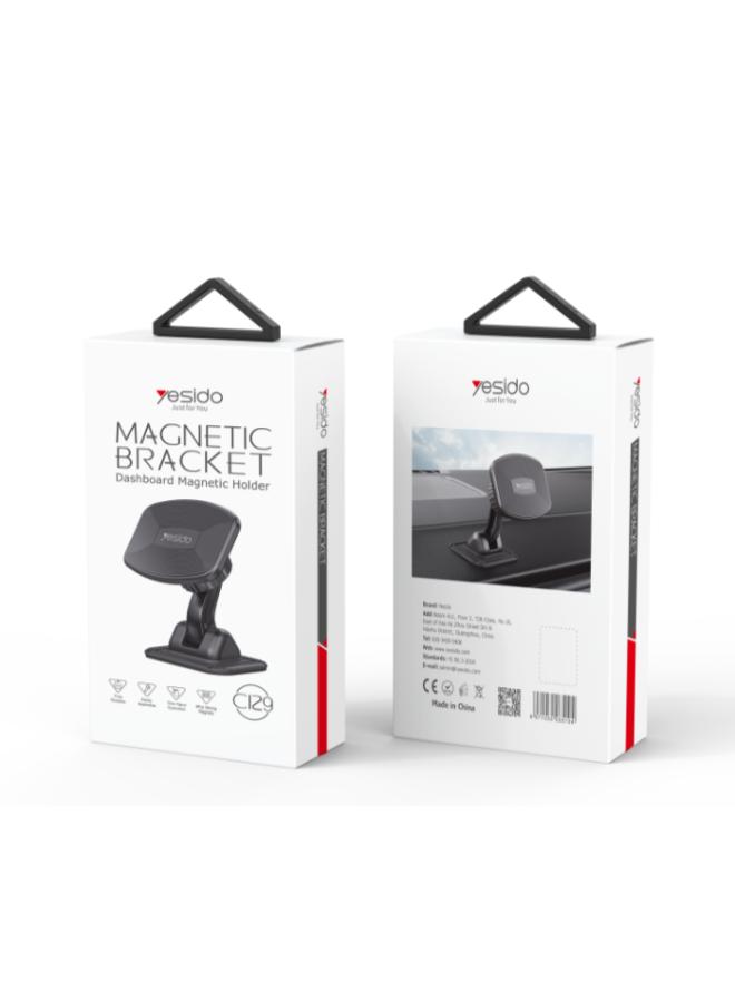 C129 Magnetic Magnet 360 Degree Universal Dashboard Mobile Phone Holder For Car