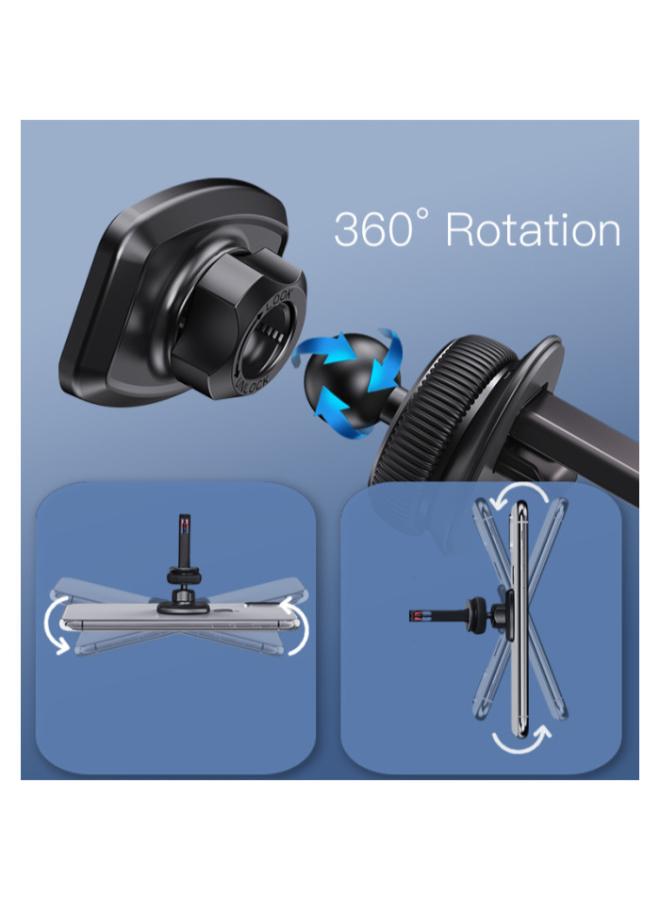 C128 New Magnetic Magnet 360 Rotation Universal Outlet Air Vent Mobile Phone Holder For Car