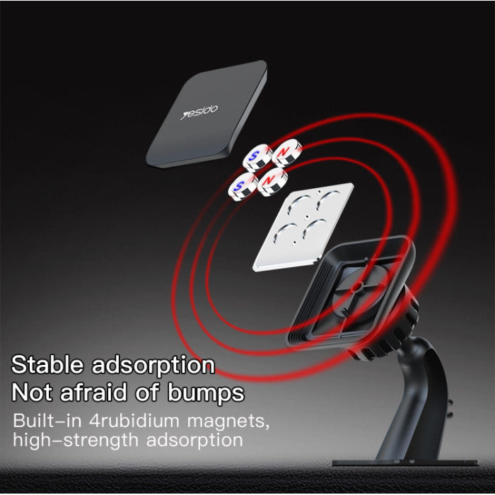 C110 Magnetic Magnet 360 Degree Universal Car Dashboard Mobile Phone Holder For Car