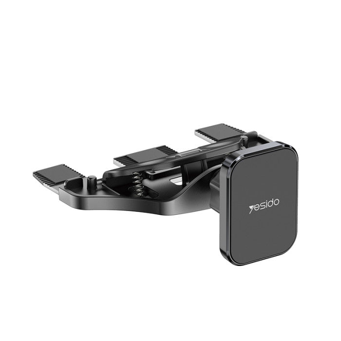 YESIDO C92 Magnetic Car Phone Holder (CD Slot) - Strong Square Pad - 360° Rotation for All Phones