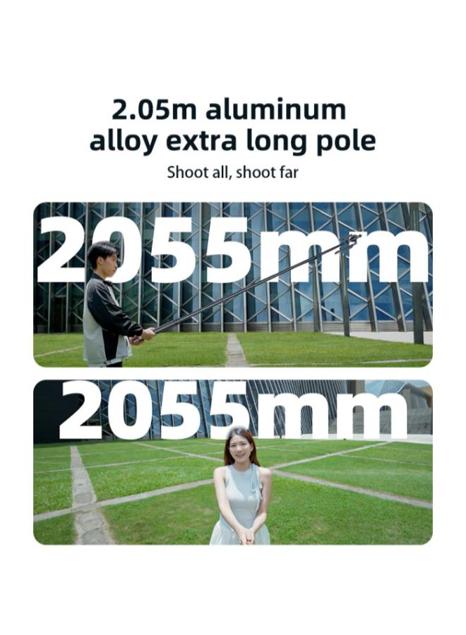 SF17 360 Handheld Panoramic Shot Selfie Stick 2M Bluetooth Remote Shooting Aluminum Alloy Tripod