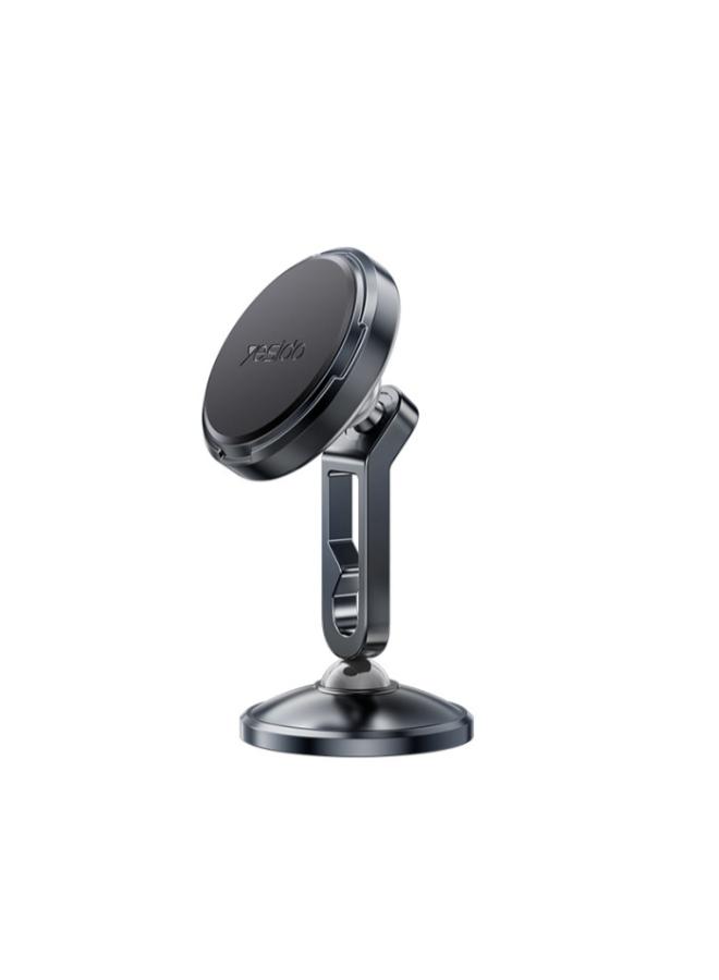 C210 Zinc Alloy 360 Incremental Rotation Dual Ball Head Design Metal Car Magnetic Phone Holder