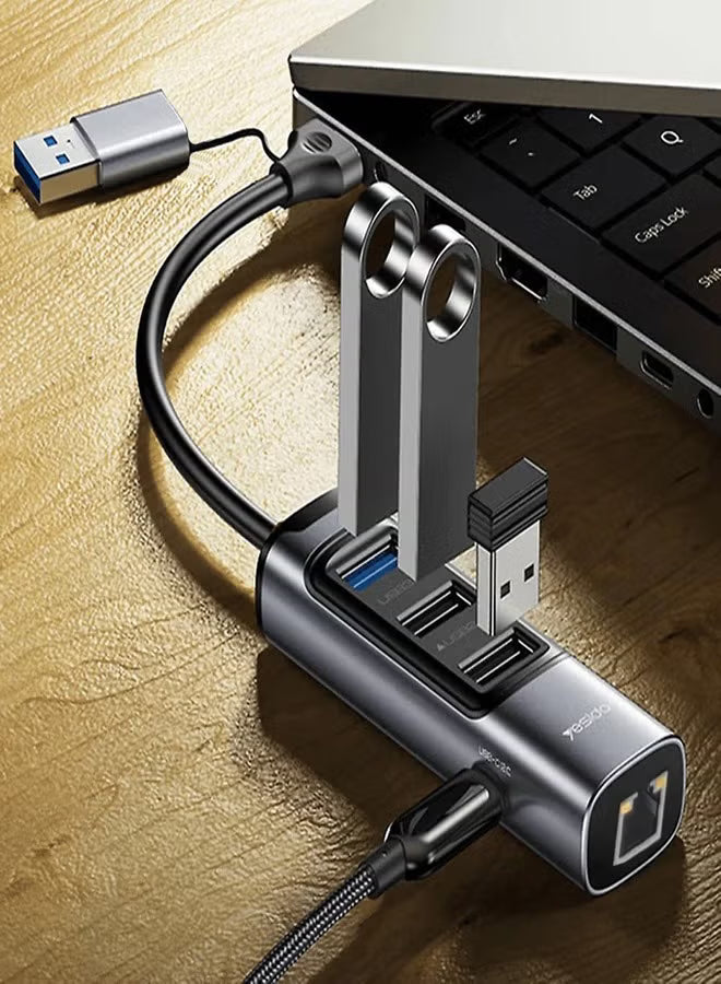 YOSIDO HB21 /5 in 2 Type-C + USB Adapter