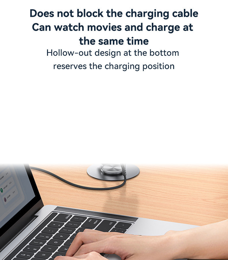 YESIDO C299 720° Foldable Aluminum Alloy Desktop Phone Holder - 360° Rotation and Multiple Angles - Stable and Portable (4.5-6.7 inches) for Office and Home