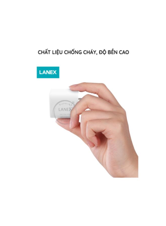 Lanex Lc49cl Fast Charger 1 Usb Port 22.5w 1 Type C To Lightning Pd Port 20w