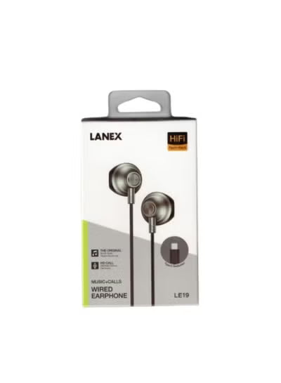 Lanex LE19  Wired Earphones type_c