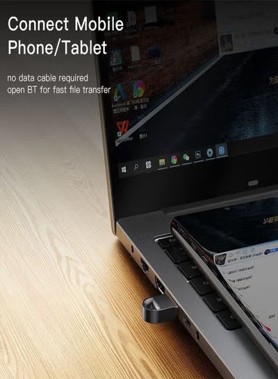 YAU34 Mini USB Bluetooth Adapter Receiver Wireless Mini USB Bluetooth 5.1 Receiver For Computer