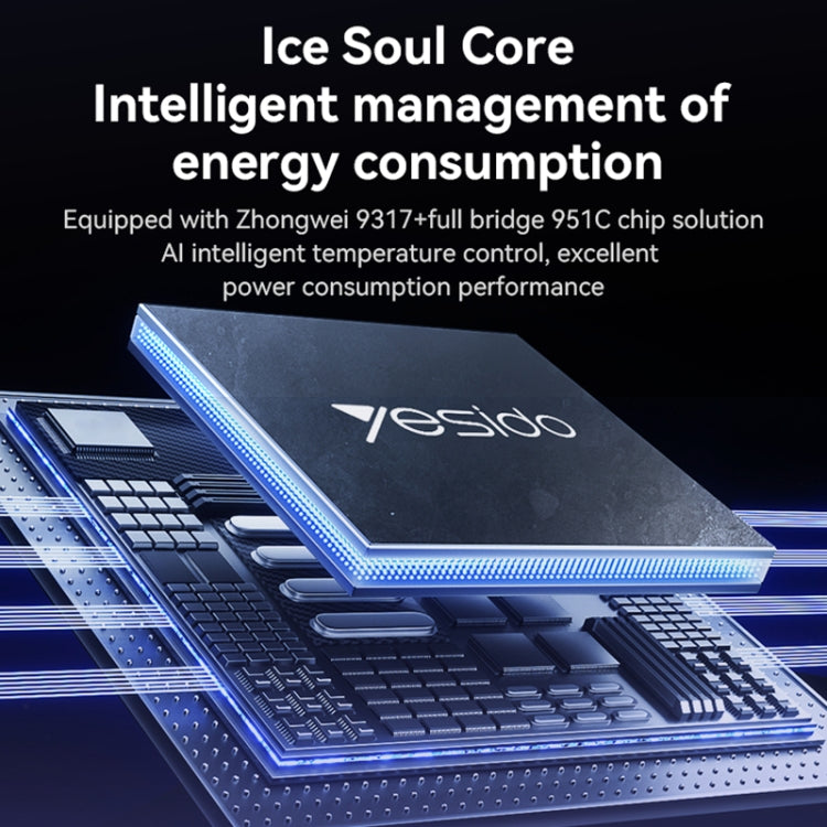 YESIDO C315 Magnetic Wireless Car Charger Mount - 15W Super Fast Charging - Silent Fan Cooling System - Stunning RGB Lighting - Dual Mount (Suction/Ventilation)