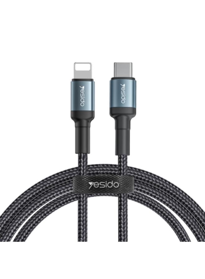 Yesido CA76 20W USB-C / Type-C to 8 Pin Charging Cable, Length: 1.2m