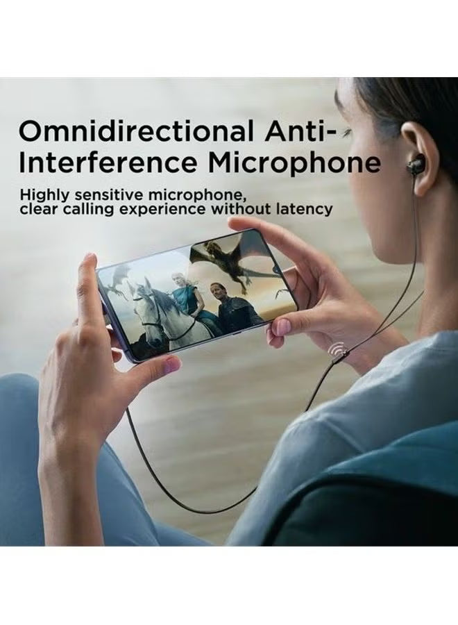 Type-C Series In-Ear Metal Wired Earbuds With Microphone Silver