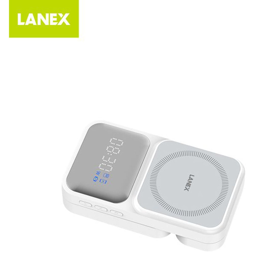Lanex 3-in-1 Wireless Charger White - LW16