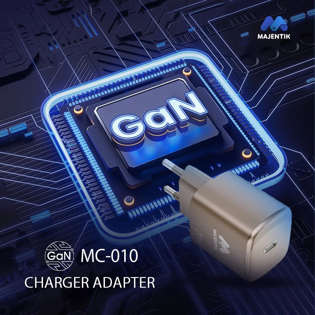 Majentik MC-010 20W GaN Fast Charging USB-C Wall Charger with Multiple Protocols