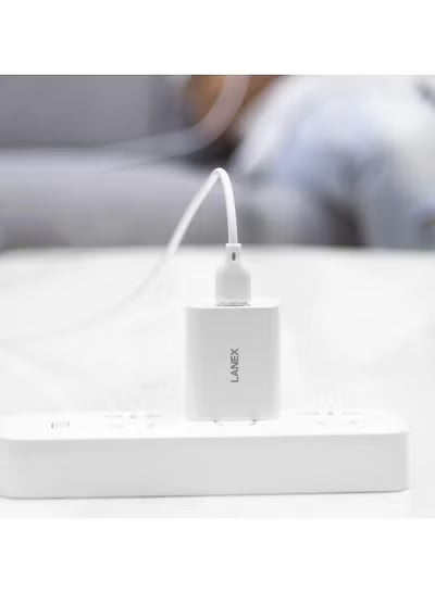 Lanex 2.1A Fast Charge USB to Lightning Cable 2M - LTC N06L