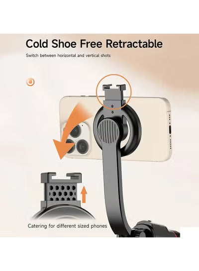 Selfie Stick for iPhone 12/13/14/15 with Wireless Remote Control and Tripod Yesido SF19 - Black