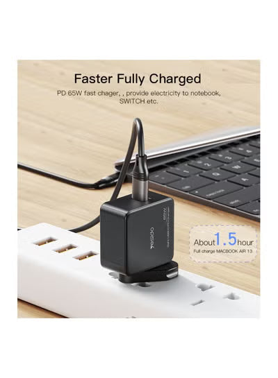 Yesido Gan 65W USB-Type C Mini Fast Charger YC37