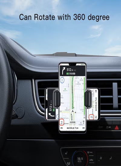 C161 Air Vent Memoried Clip Phone Holder