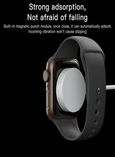 Yesido CA113 For Apple Watch 2 in 1 USB-C / Type-C to 8 Pin Wireless Magnetic Watch Charger, Cable Length: 1.2m(White)