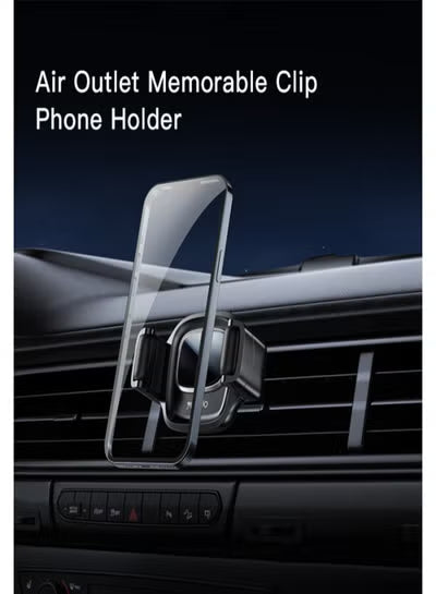 C161 Air Vent Memoried Clip Phone Holder
