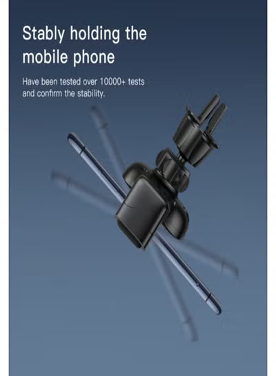 C161 Air Vent Memoried Clip Phone Holder