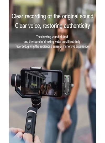 KR15 portable 360 pickup voice IP Type-c 2 in 1 transmit port 2 wireless MEMS Microphone