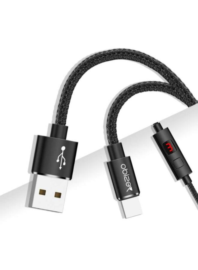 USB-C Cable with Timer to Stop Charging Automatically for Android Phones Yesido CA46