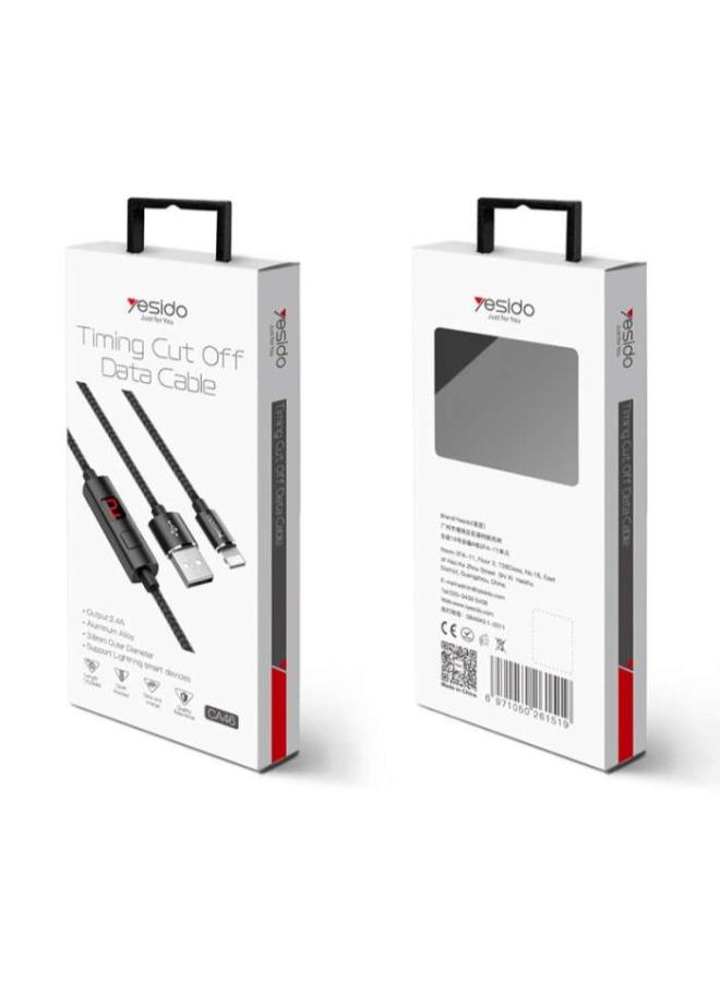 USB-C Cable with Timer to Stop Charging Automatically for Android Phones Yesido CA46