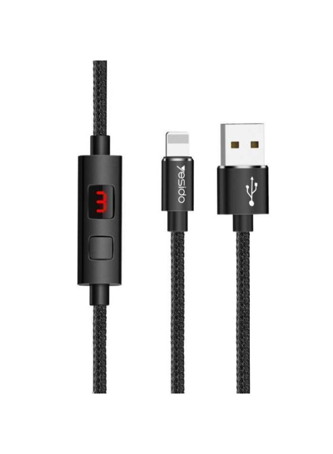USB-C Cable with Timer to Stop Charging Automatically for Android Phones Yesido CA46