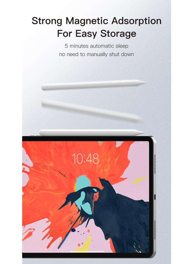 RECCI RCS-S09 SCREEN TOUCH PEN WITH TYPE-C CHARGING - WHITE