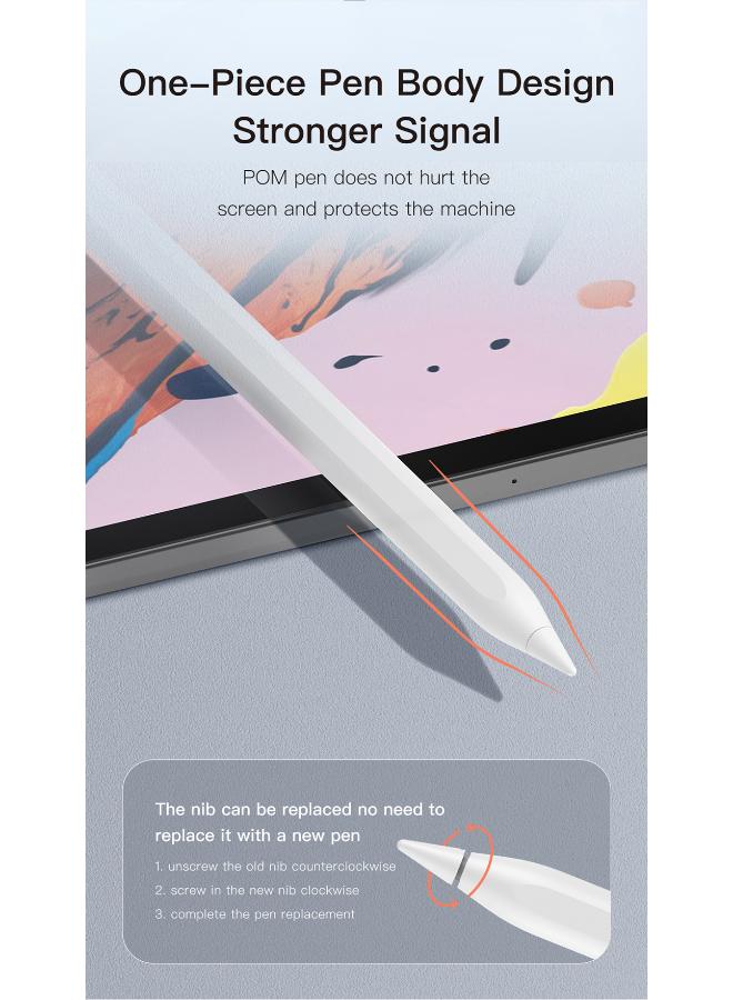 RECCI RCS-S09 SCREEN TOUCH PEN WITH TYPE-C CHARGING - WHITE