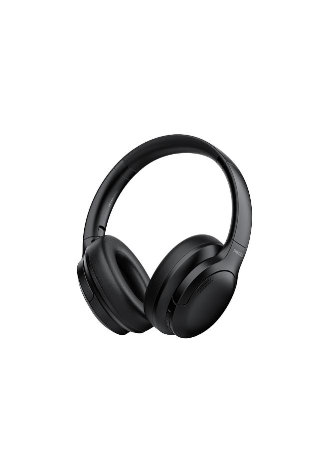 Recci REP-W59 Baron Series ANC Featured FM Support Adjustable Over-Ear Bluetooth Headphones