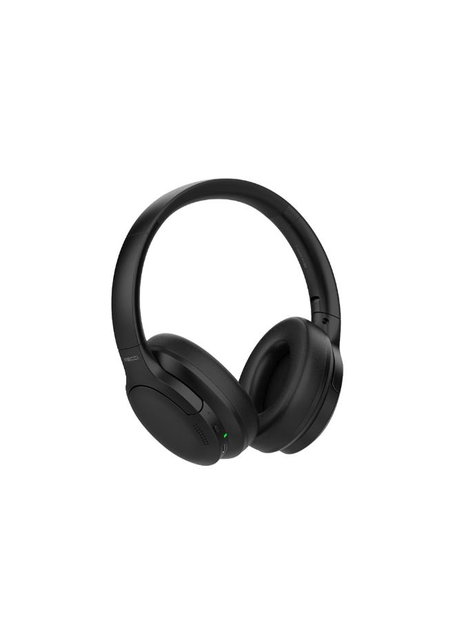 Recci REP-W59 Baron Series ANC Featured FM Support Adjustable Over-Ear Bluetooth Headphones