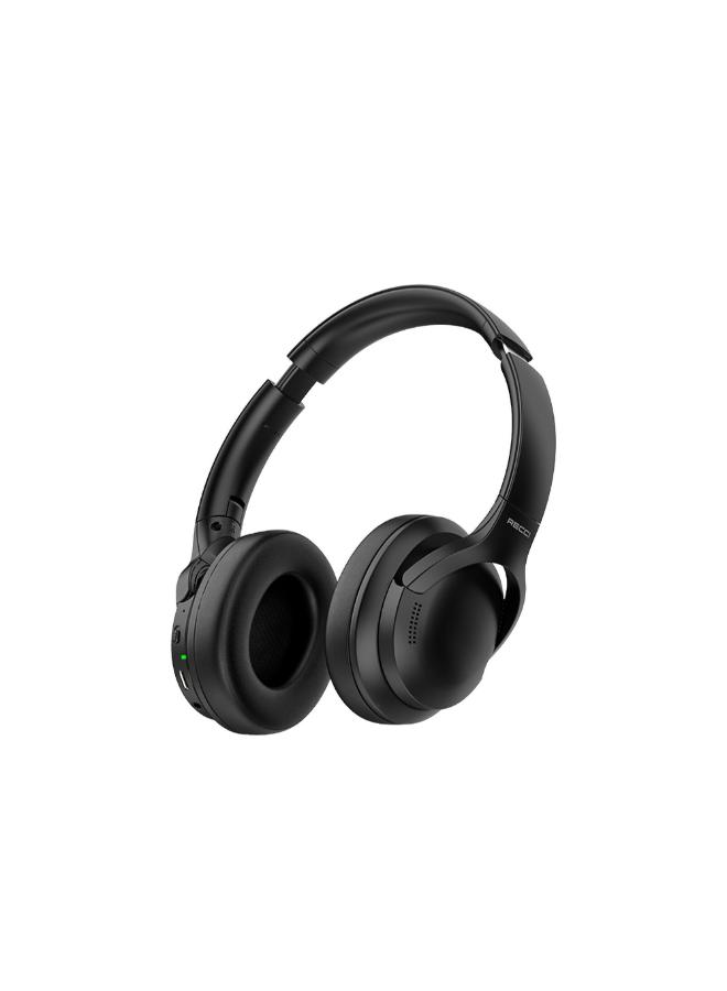 Recci REP-W59 Baron Series ANC Featured FM Support Adjustable Over-Ear Bluetooth Headphones