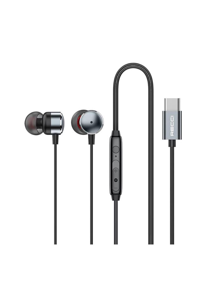RECCI Metal Type-C Wired Earphone REP-L38